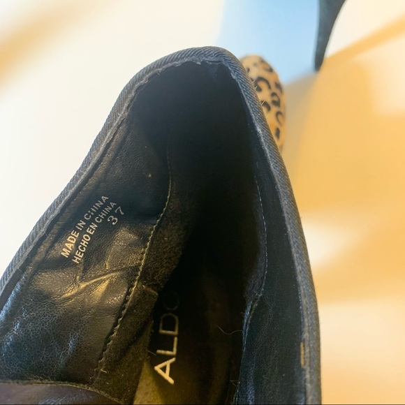 Aldo Leopard Textured Booties - Size 6.5 - Picture 8 of 8